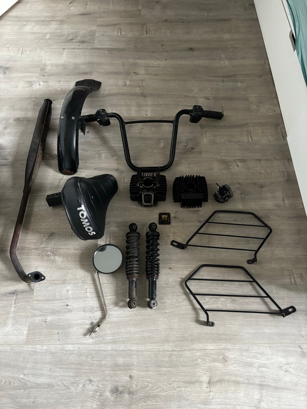 Originele tomos onderdelen, Fietsen en Brommers, Brommeronderdelen | Scooters, Ophalen of Verzenden, Gebruikt, Overige typen, Overige merken