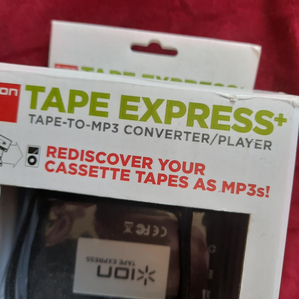 ION Tape Express Plus Tape-to-MP3 Converter Speler NIEUW, Verzenden, Nieuw