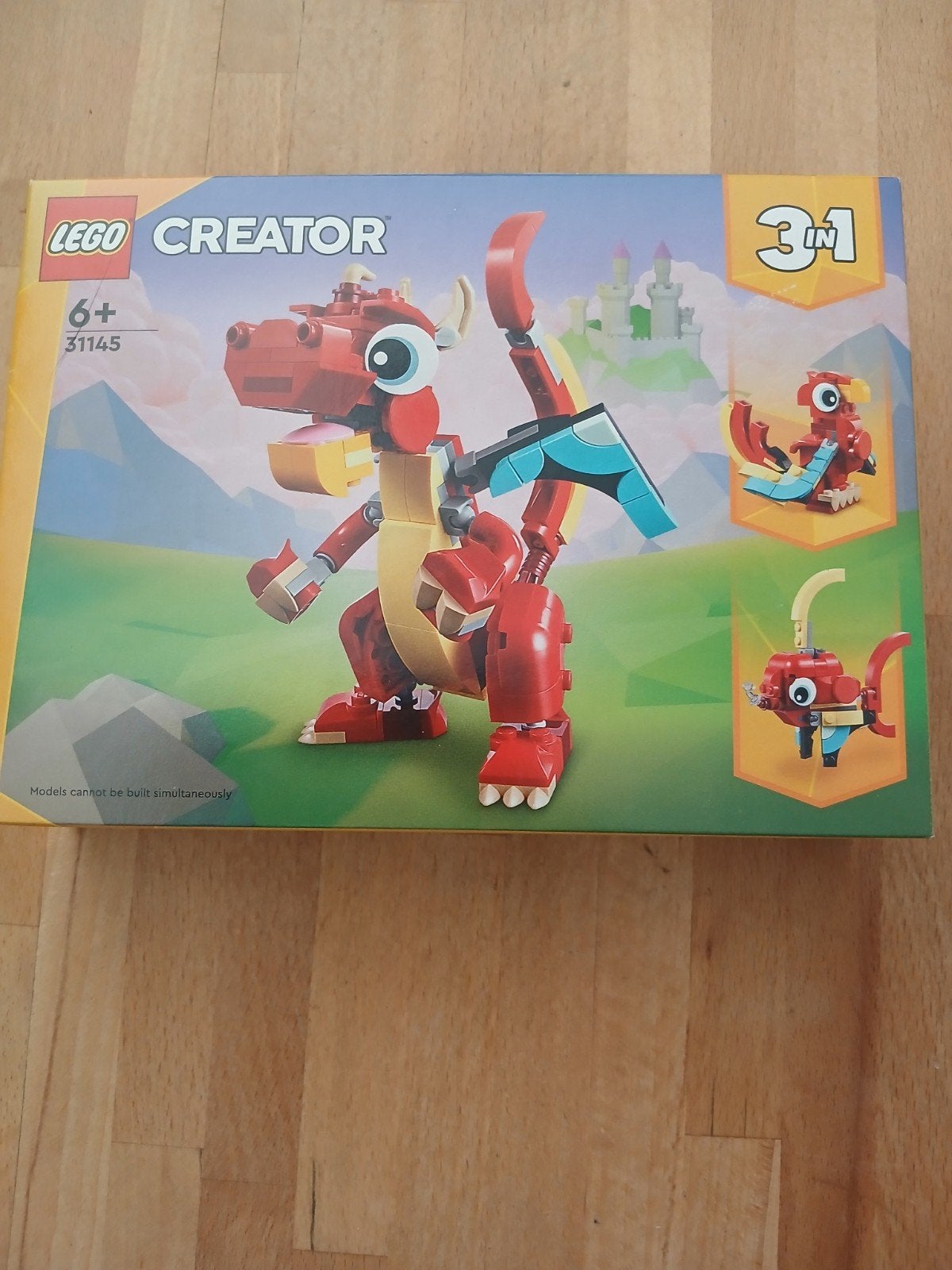 LEGO Creator 3in1 Fantasiedraak 31145, Lego, Nieuw, Ophalen of Verzenden, Ongeopend/sealed