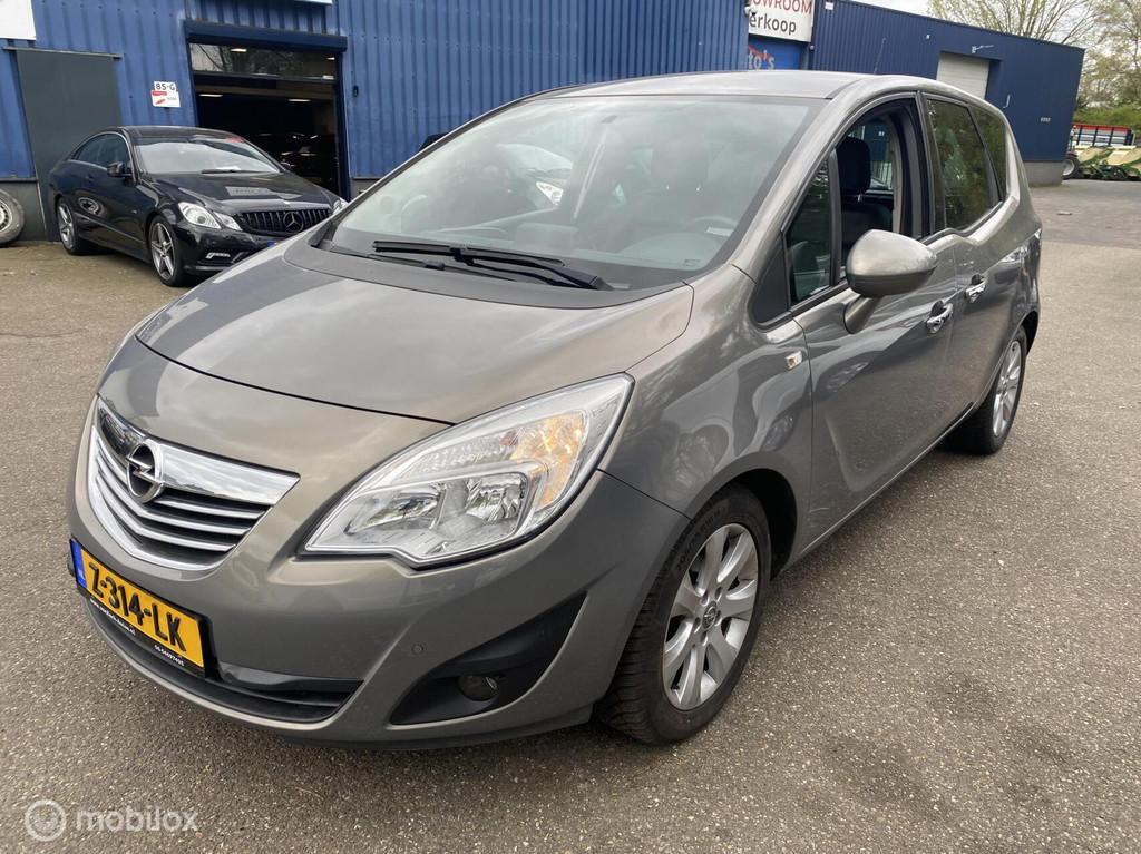 Opel Meriva 1.4 Cosmo 93.DKM STOEL/STUUR VERW ECC NAVI PDC C, Auto's, Opel, Bedrijf, Te koop, Meriva, ABS, Airbags, Airconditioning