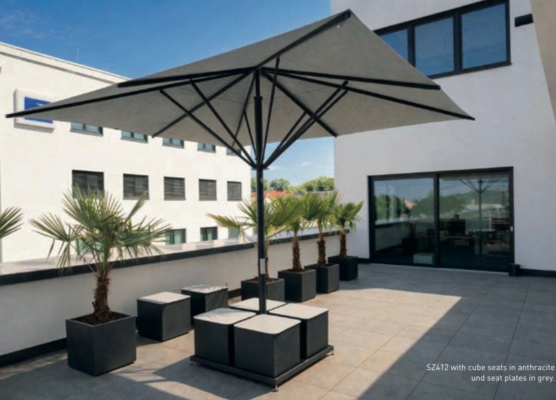 Dak terras parasols, Ophalen of Verzenden, Zo goed als nieuw, Waterdicht