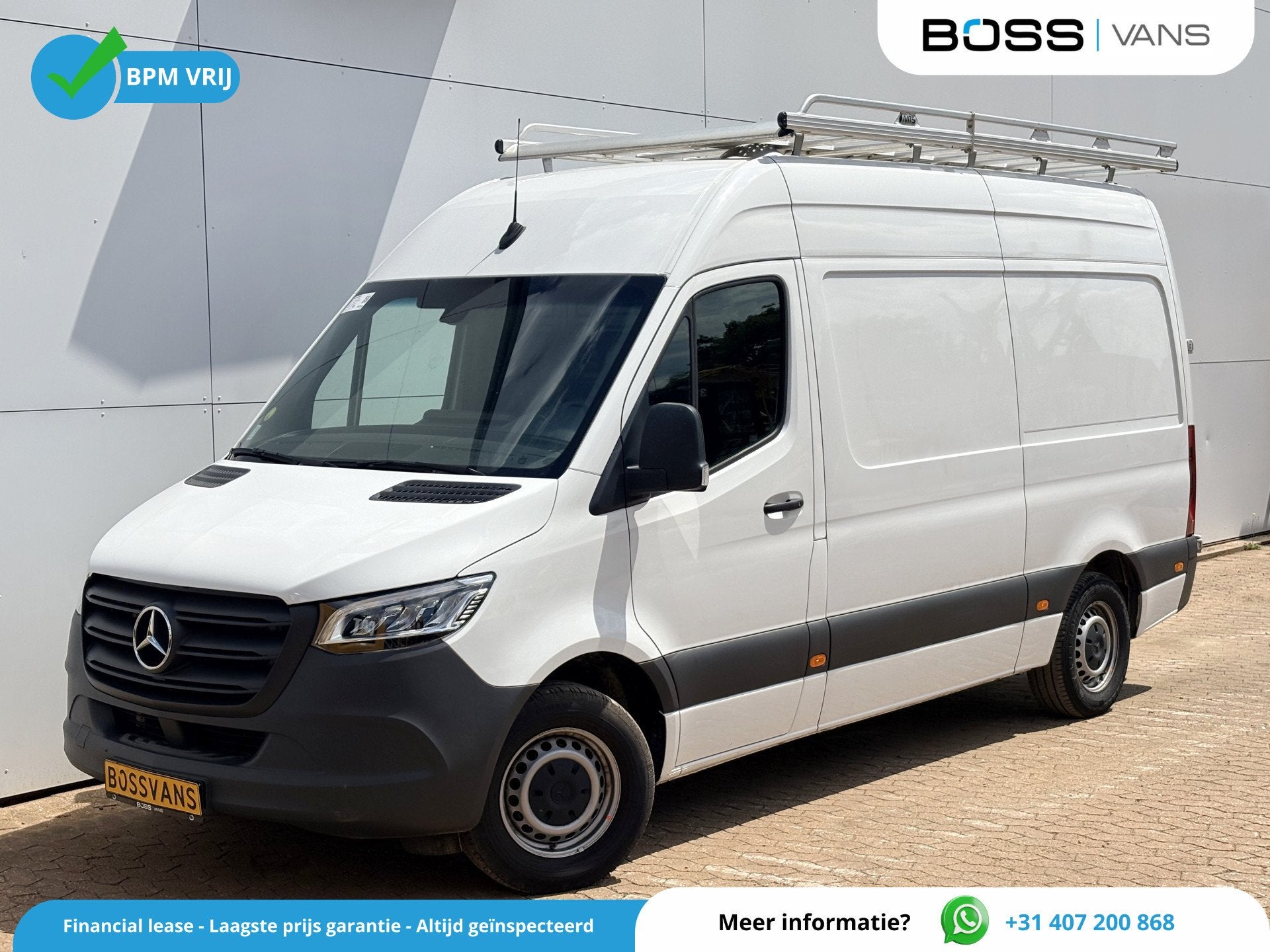 Mercedes-Benz Sprinter 315 1.9 CDI L2H2 Imperiaal LED Climat, Gebruikt, Zwart, 4 cilinders, Wit