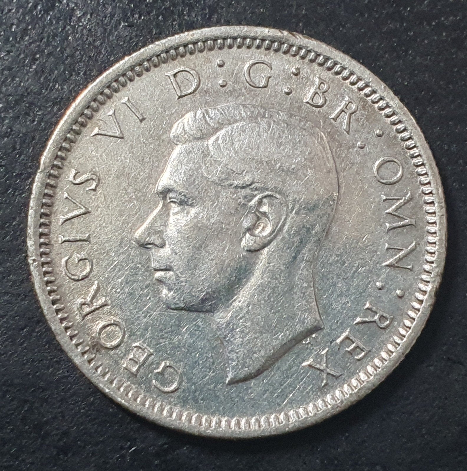 Zilveren 6 pence munt uit 1943 Engeland., Ophalen of Verzenden, Overige landen, Losse munt, Zilver