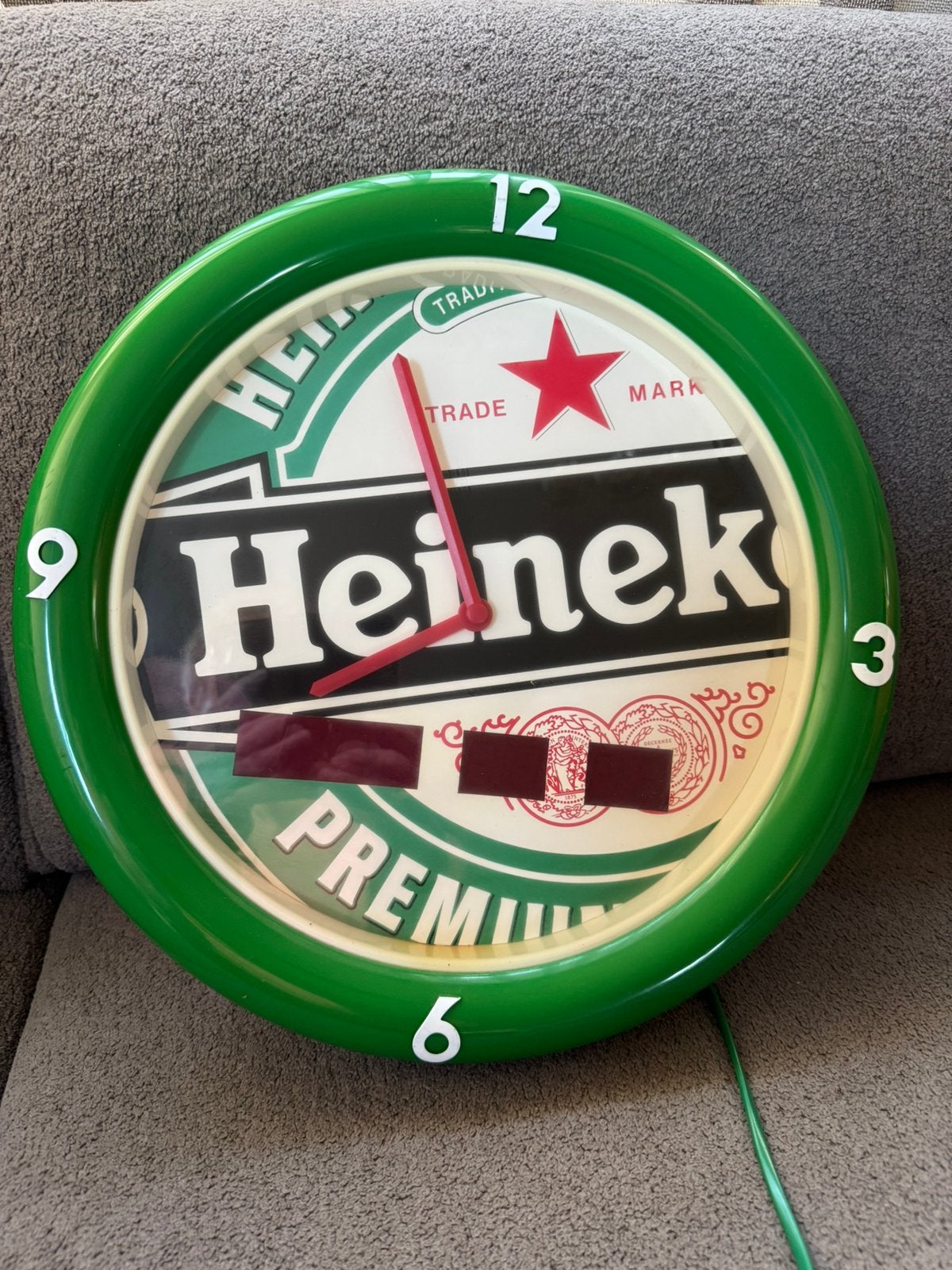Heineken Millennium Wandklok / Countdown 2000 Klok, Ophalen of Verzenden, Zo goed als nieuw, Heineken