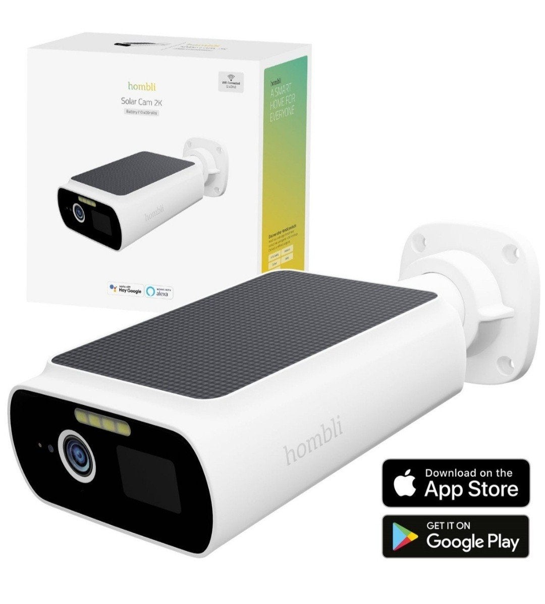 Hombli Solar camera  Beveiligingscamera 2K Nieuw, Ophalen of Verzenden, Nieuw, Buitencamera