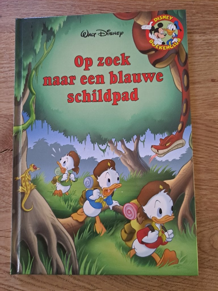 OP ZOEK NAAR DE BLAUWE SCHILDPAD + CD. DISNEY., Ophalen of Verzenden, Gelezen, Walt Disney, Fictie algemeen