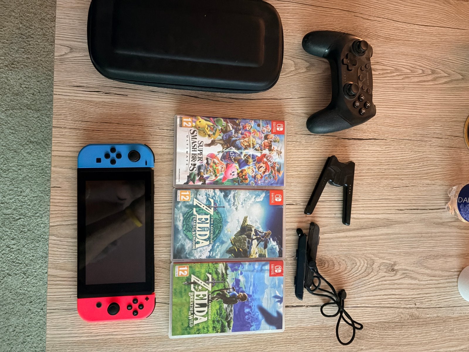 Nintendo switch, Ophalen, Met games, Met 2 controllers, Zo goed als nieuw