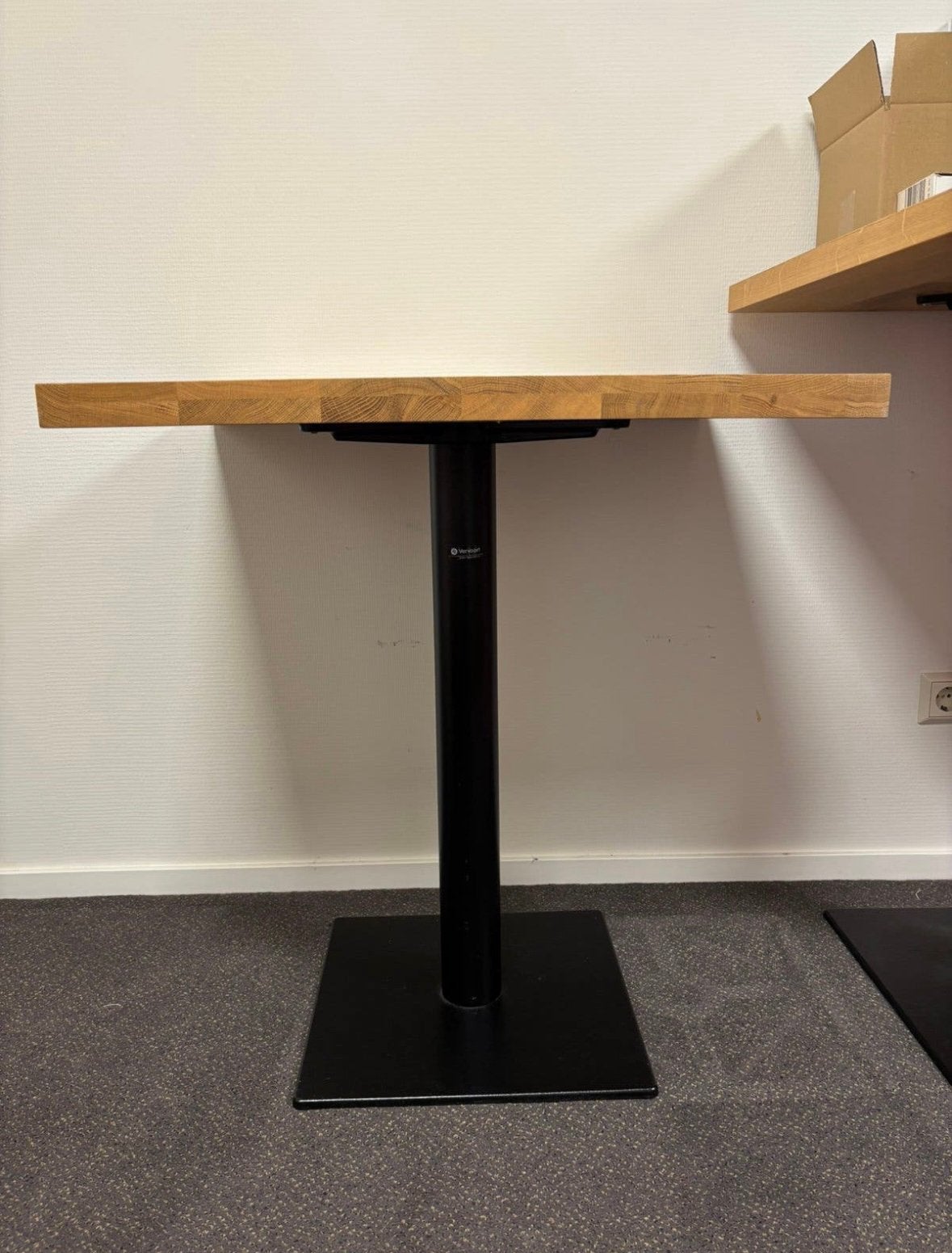 3x eiken massief tafel 60x70cm, Ophalen, Zo goed als nieuw