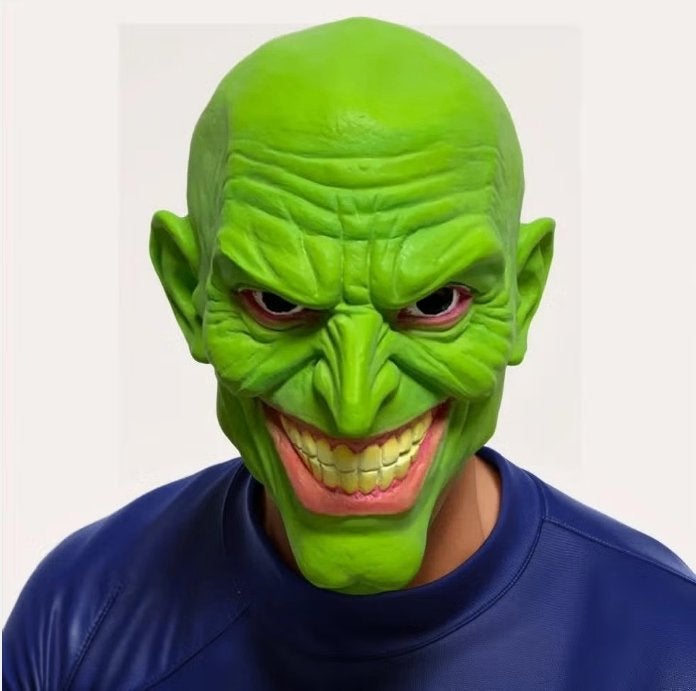 Jim Carrey The Mask full face latex masker, Ophalen of Verzenden, Nieuw, Halloween of Griezel