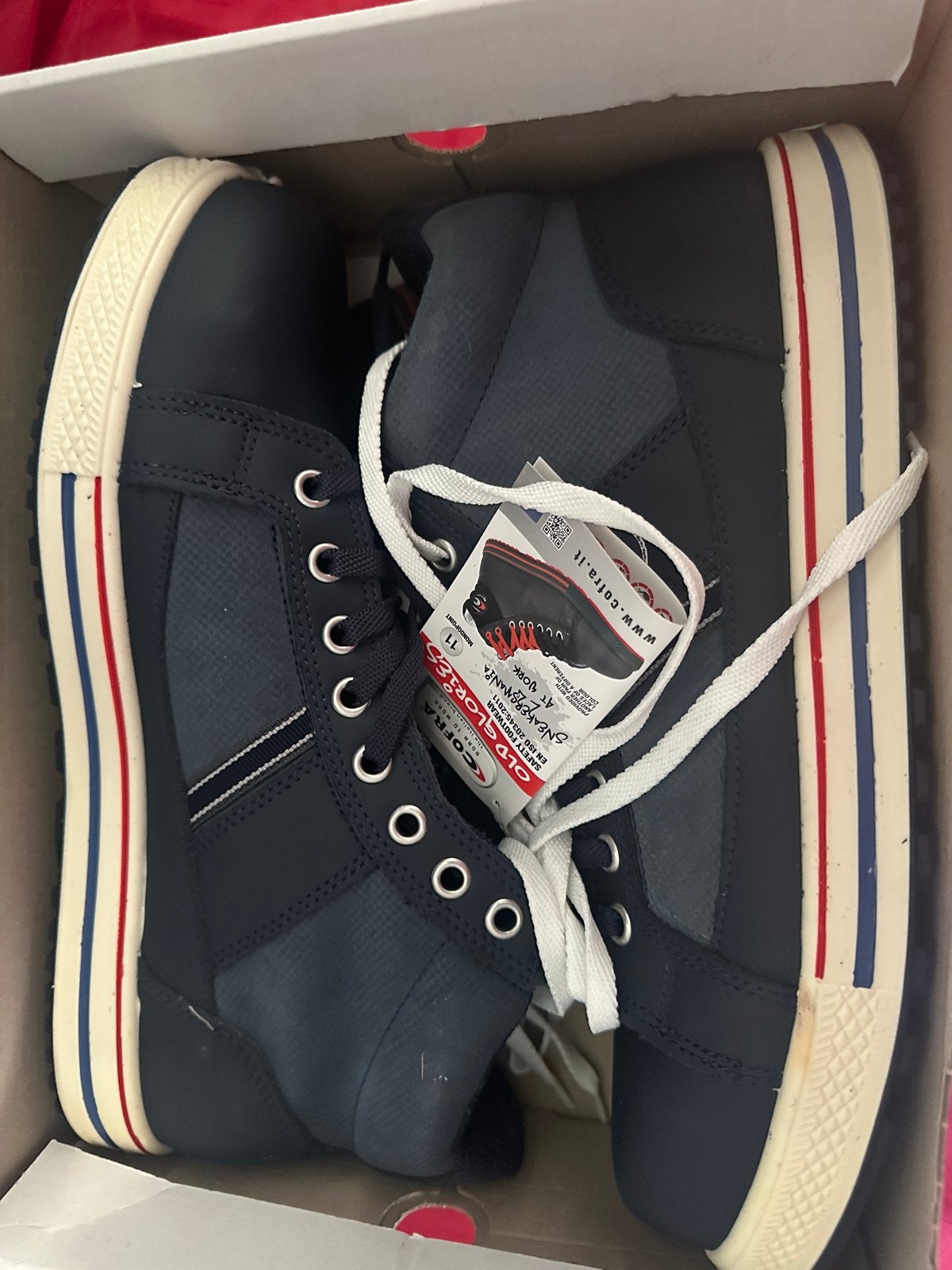 Nieuwe Cofra veiligheidsschoenen met doos en label, Ophalen of Verzenden, Nieuw, Blauw, Sneakers of Gympen