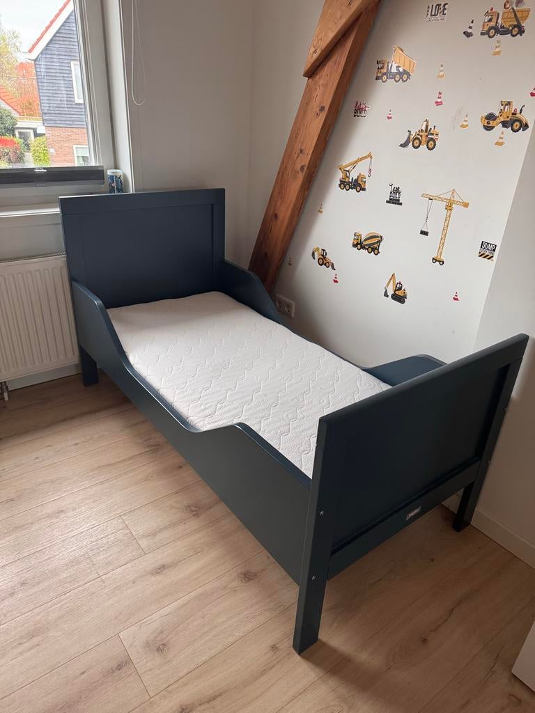 Bopita kinderbed met lattenbodem en matras, Kinderen en Baby's, Kinderkamer | Bedden, Ophalen, 85 tot 100 cm, Gebruikt, 140 tot 160 cm