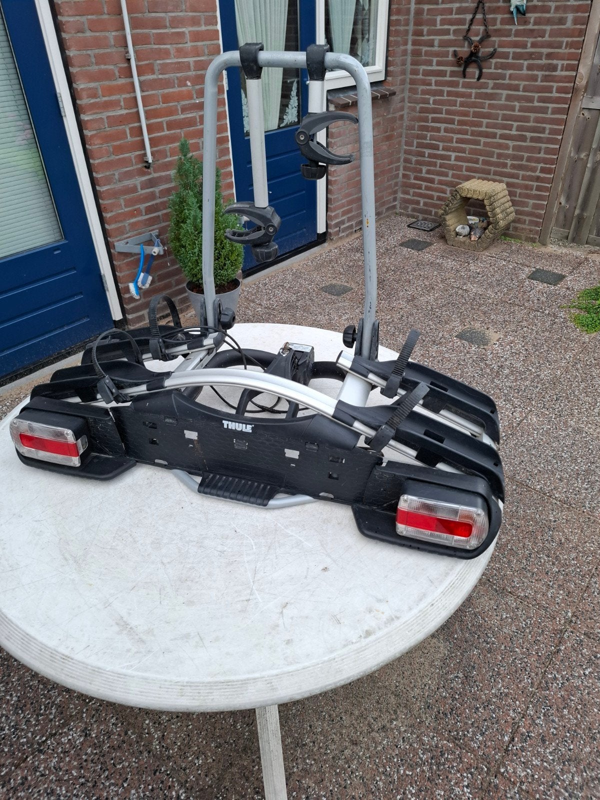 Thule EuroWay G2 921 Trekhaakdrager voor 2 fietsen, Auto diversen, Fietsendragers, Ophalen, Elektrische fiets, Zo goed als nieuw