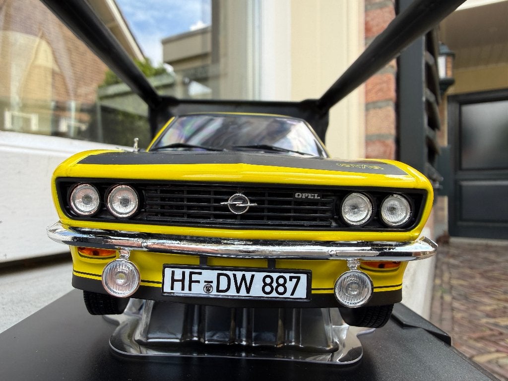 1:18 Opel Manta A GT/E geel 1975 Norev 183638, Auto, Norev, 70-72 Av. de Bohlen, Vaulx-en-Velin, 69120, France, Norev