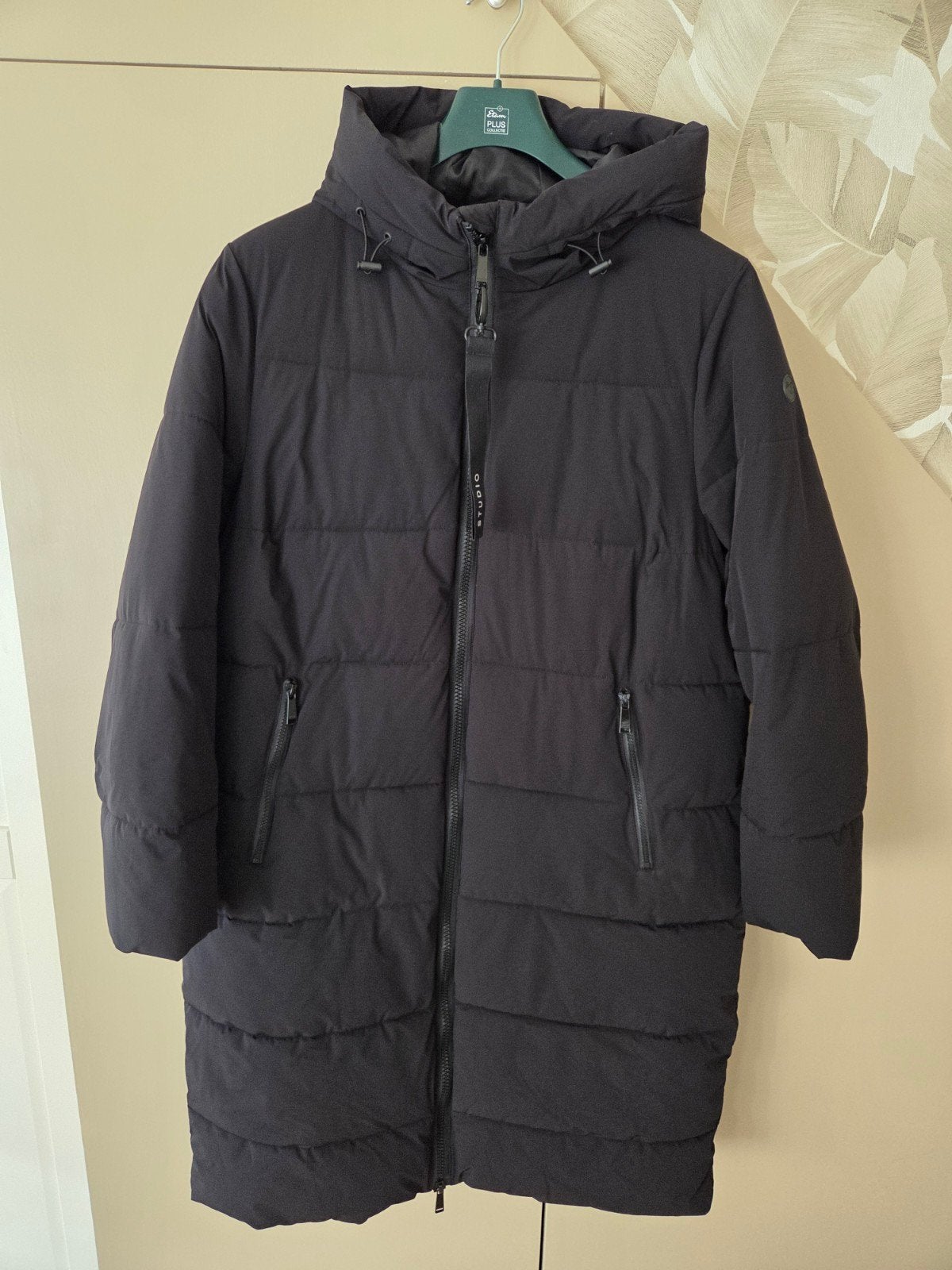 MISS ETAM warme zwarte  lange WINTERJAS MAAT XXL..NIEUWSTAAT, Ophalen of Verzenden, Zo goed als nieuw, Maat 46/48 (XL) of groter