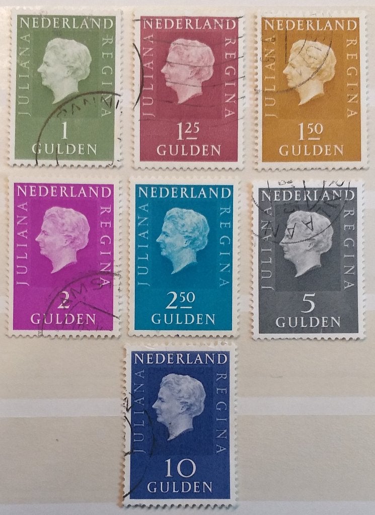 POSTZEGELS NED 1969-1972 JULIANA GESTEMPELD, Postzegels en Munten, Postzegels | Nederland, Verzenden, Na 1940, Gestempeld