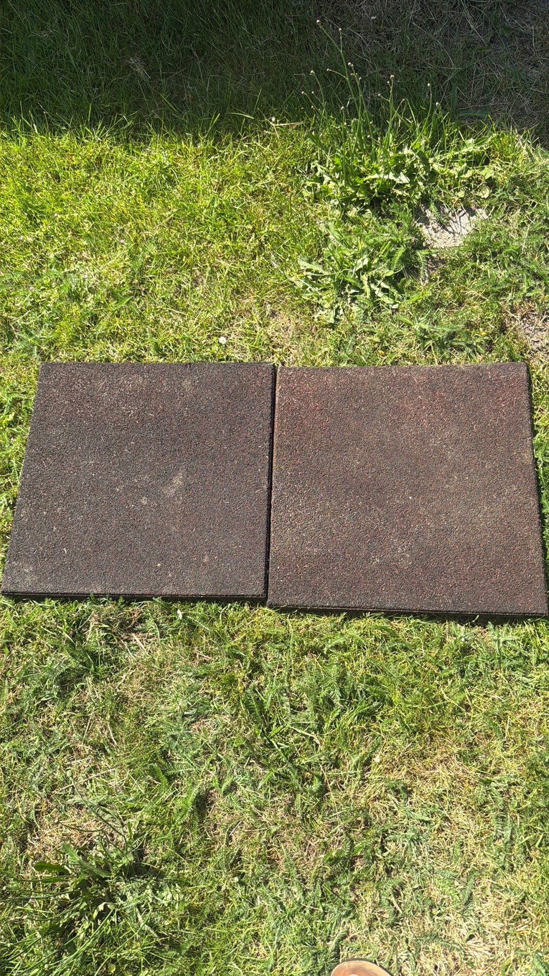 Rubberen tegels ca 50x50x2,5 ruim 6m2, Ophalen, Gebruikt, Overige typen, Rubber