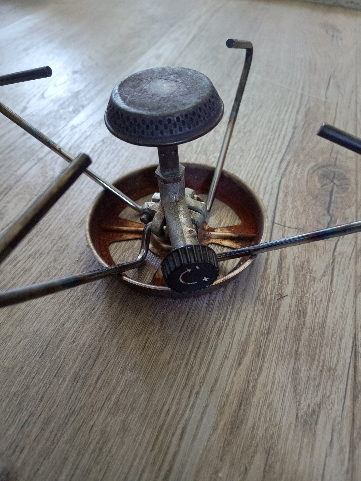 Gasbrander voor op campingaz flessen, Ophalen
