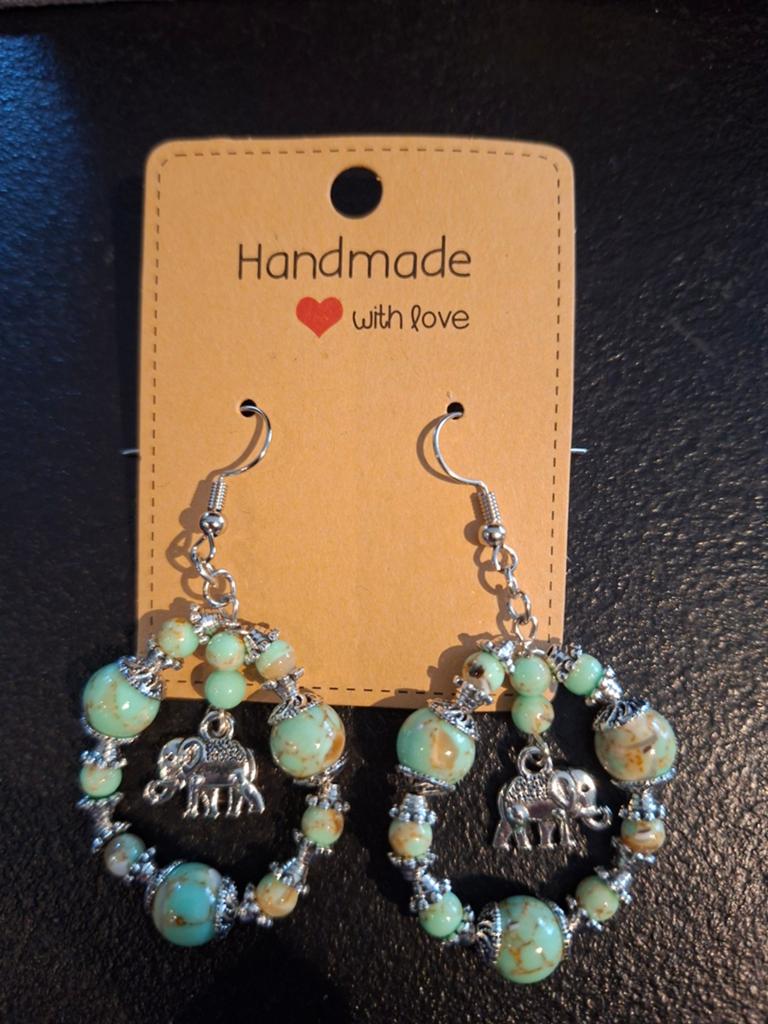 Handmade oorbellen, Ophalen of Verzenden, Nieuw, Overige materialen