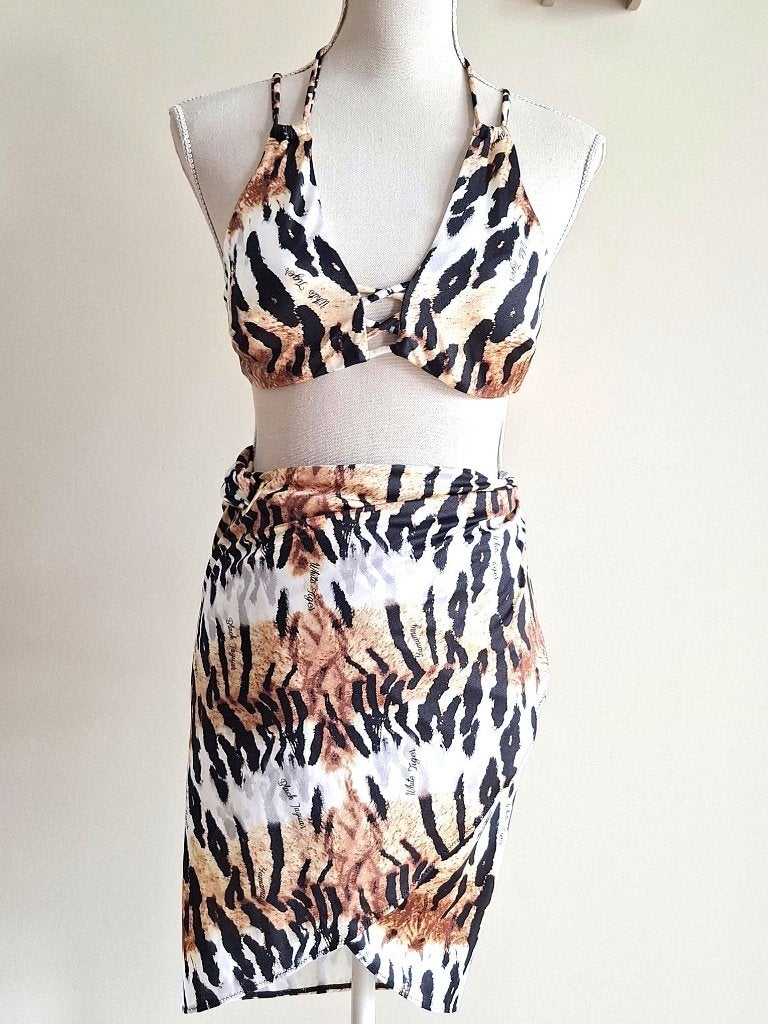 Chique Italiaans strand set met animatie print, Kleding | Dames, Badmode en Zwemkleding, Overige typen, YamamaY, Nieuw, Meerkleurig