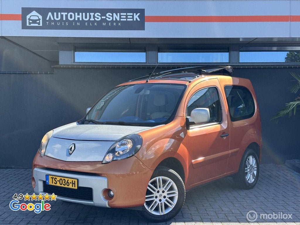 Renault Kangoo Be Bop 1.6 Chic | Uitklapdak | Airco|Trekhaak, Gebruikt, 4 stoelen, 717 kg, Handgeschakeld