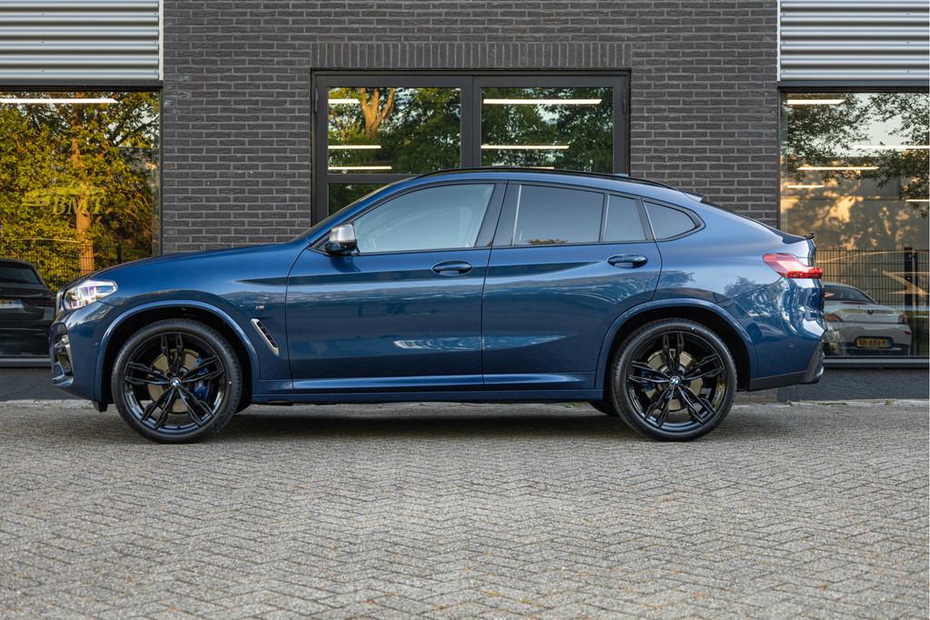 BMW X4 G02 M40i High Executive / Head Up / Pano / Adaptive, Automaat, 1800 kg, Gebruikt, Blauw