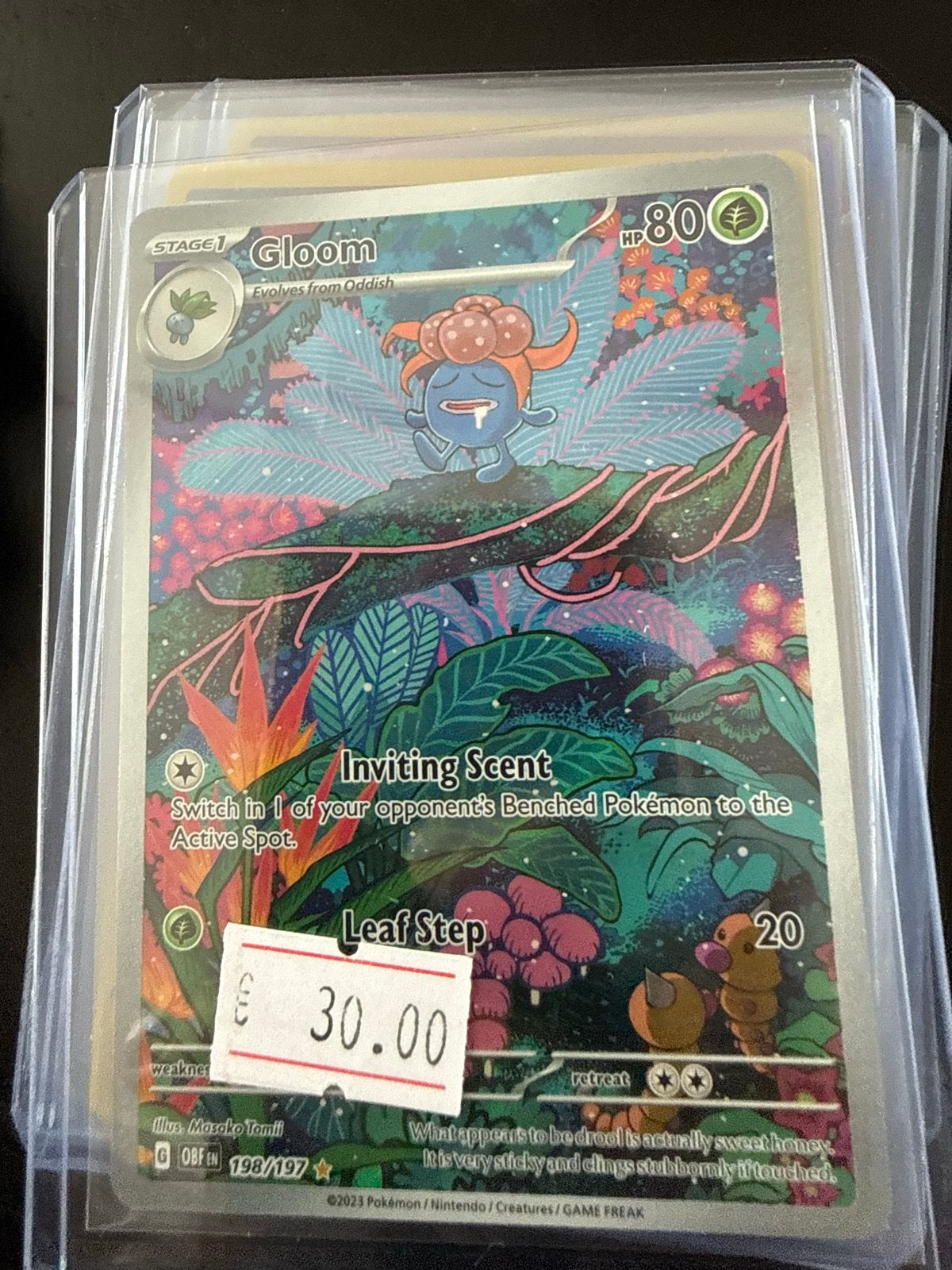 Gloom 198/197 - Scarlet & Violet: Paldea Evolved, Ophalen of Verzenden, Zo goed als nieuw, Losse kaart