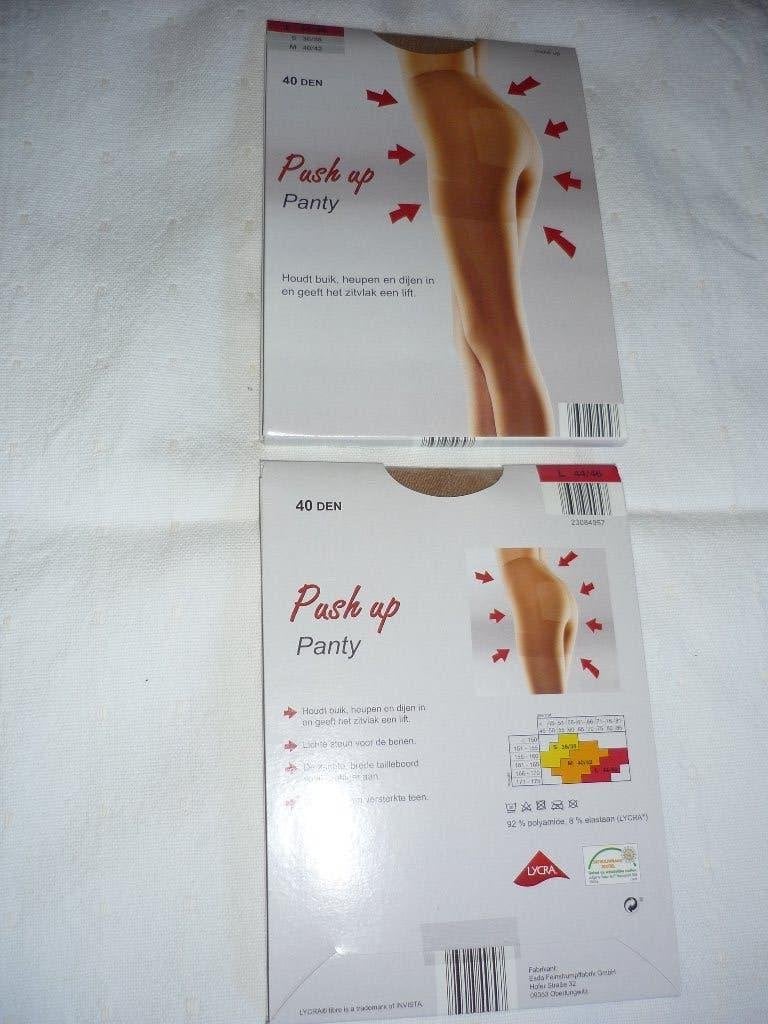 nieuw  2 push up  panty,s, Ophalen of Verzenden, Nieuw, Overige kleuren, Panty