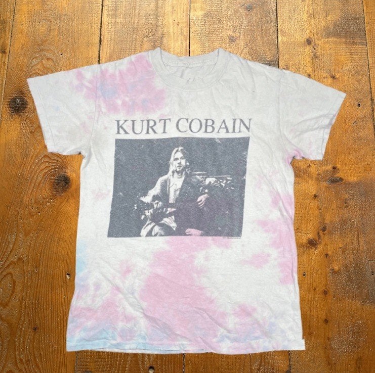 vintage t-shirt Kurt Cobain T-257, Kleding | Heren, T-shirts, Vintage, Overige kleuren, Verzenden, Vintage