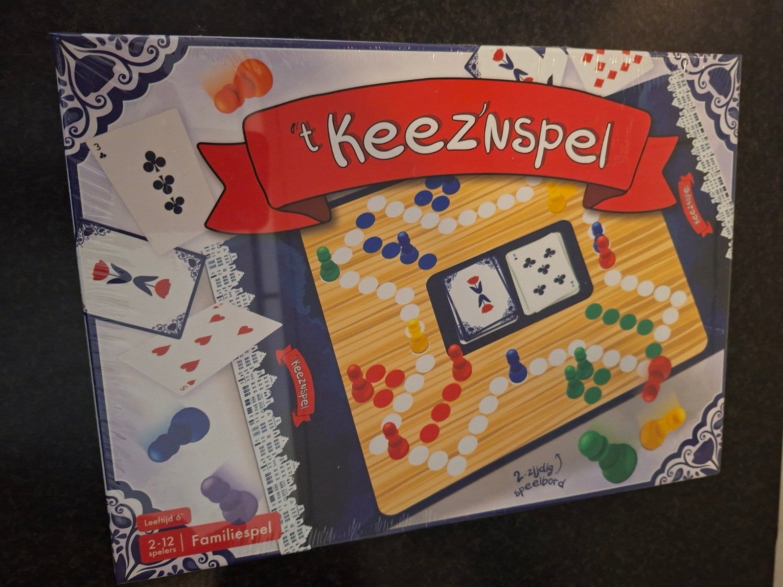 Keez'nspel - Familiespel voor 2-12 spelers - Nieuw, Hobby en Vrije tijd, Gezelschapsspellen | Bordspellen, Vijf spelers of meer