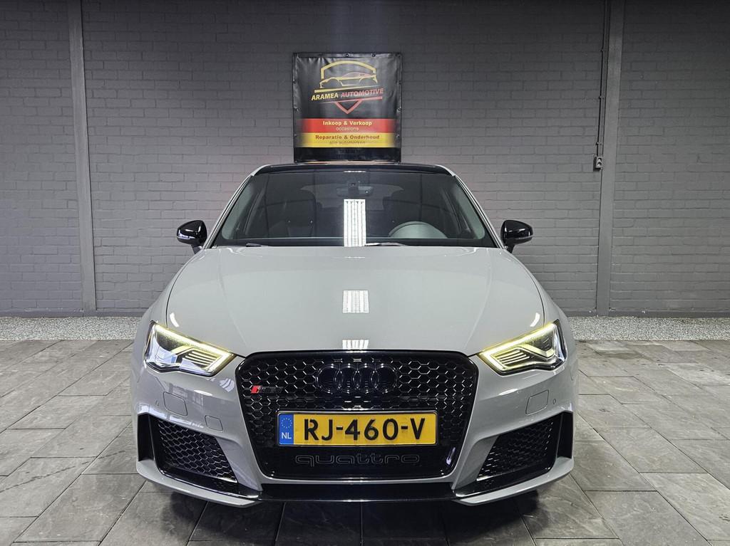 Audi RS3 2.5 TFSI quattro |Carplay|PANO|VIRTUAL Dash|CAMERA|, Gebruikt, Leder en Stof, Bedrijf, Vierwielaandrijving