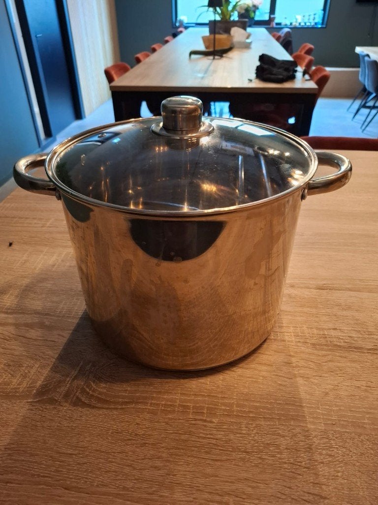 michelino 10286 Soeppan 10 Liter - RVS - Ø26 cm | DC10659, Huis en Inrichting, Info@michelino.de, Overige typen, Ophalen of Verzenden