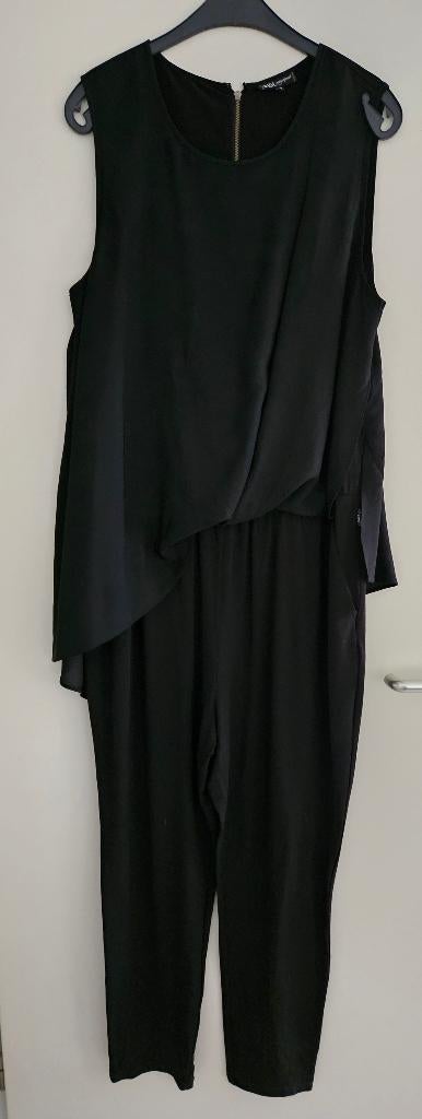 DIDI zwarte aparte Asymmetrische jumpsuit maat 42 44, Verzenden, Zwart, Maat 42/44 (L), Didi