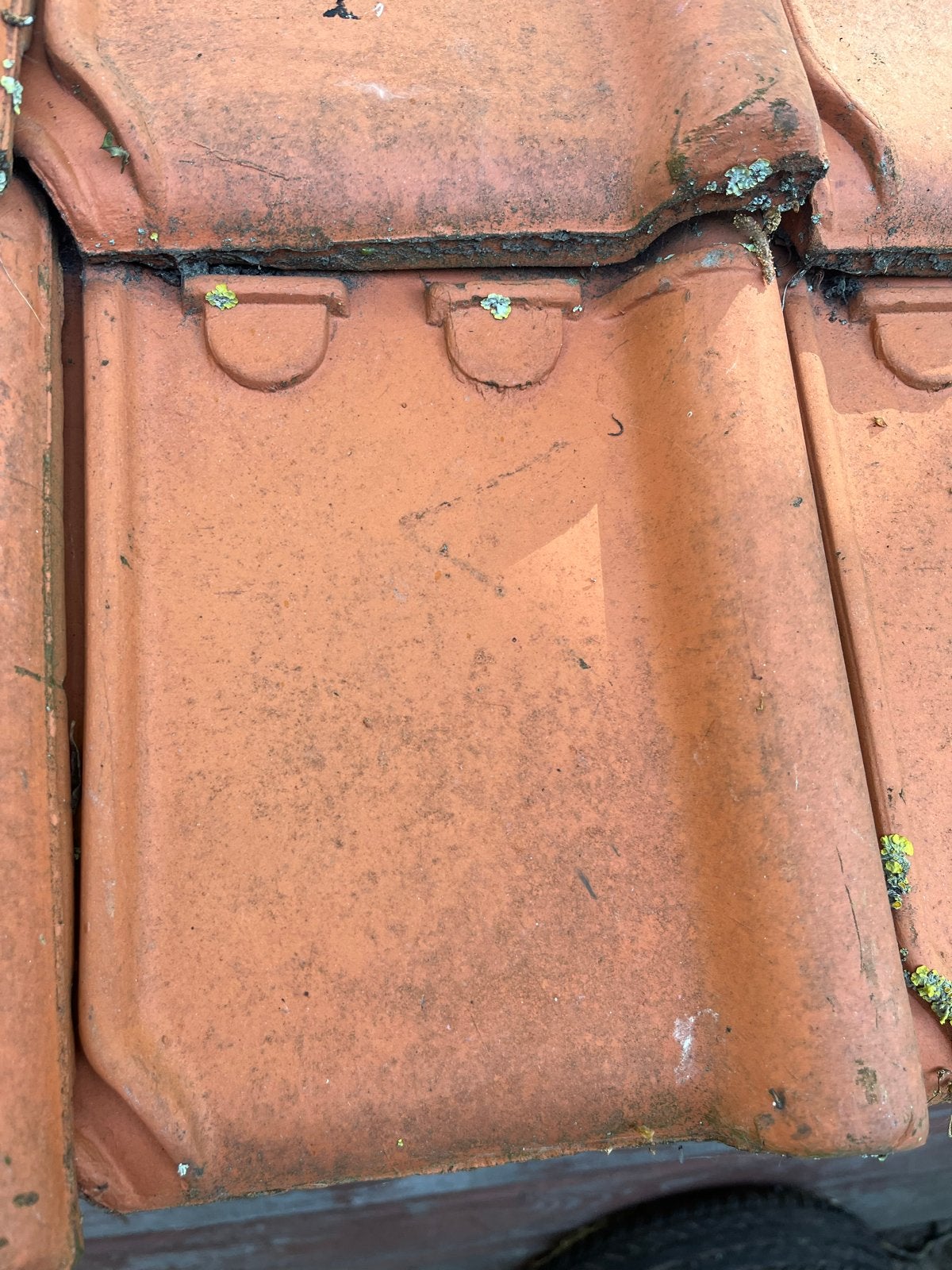 Oranje dakpannen en nokvorsten - Gebruikt, Ophalen, Gebruikt, 15 m² of meer, Dakpannen