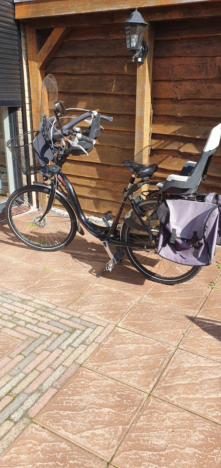 Sparta Trendy Amazone moederfiets met kinderzitjes, Ophalen, Sparta, (Extra) lage instap, Trommelrem