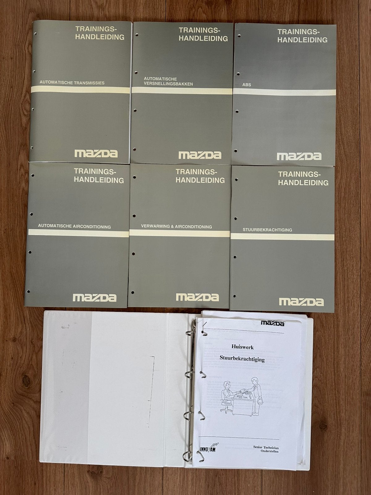 Originele Mazda Trainings-handleidingen (1992) 6-delige set, Ophalen of Verzenden, Zo goed als nieuw, Mazda