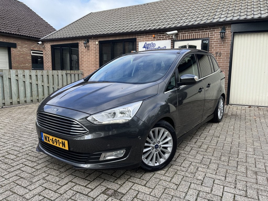 Ford Grand C-Max 1.5 Titanium 150 pk Navi Trekhaak 17", Auto's, Ford, Voorwielaandrijving, 4 cilinders, 150 pk, Origineel Nederlands