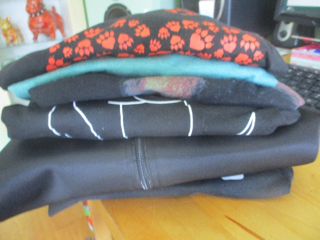 Stapeltje hond gerelateerde kleding dames, Ophalen, Zo goed als nieuw, Maat 42/44 (L)