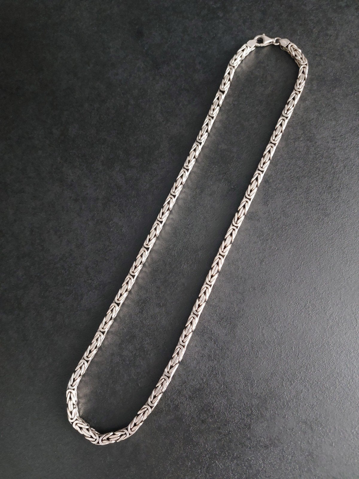 ketting koningsschakel zilver 113 gram! i.z.g.s., Sieraden, Tassen en Uiterlijk, Ophalen of Verzenden, Zo goed als nieuw, Zilver