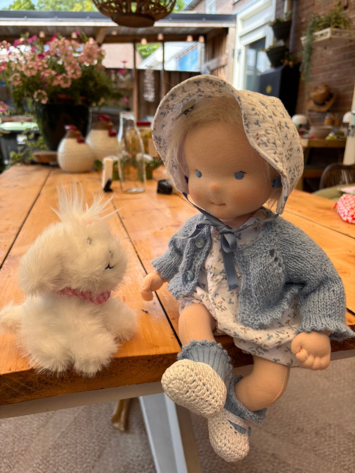 Waldorf inspired babypop Tess, Ophalen of Verzenden