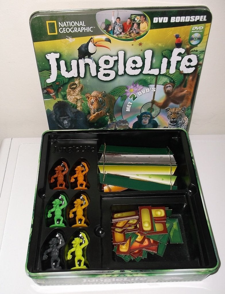 National Geographic Jungle Life Dvd Bordspel, Een of twee spelers, Ophalen of Verzenden, Zo goed als nieuw