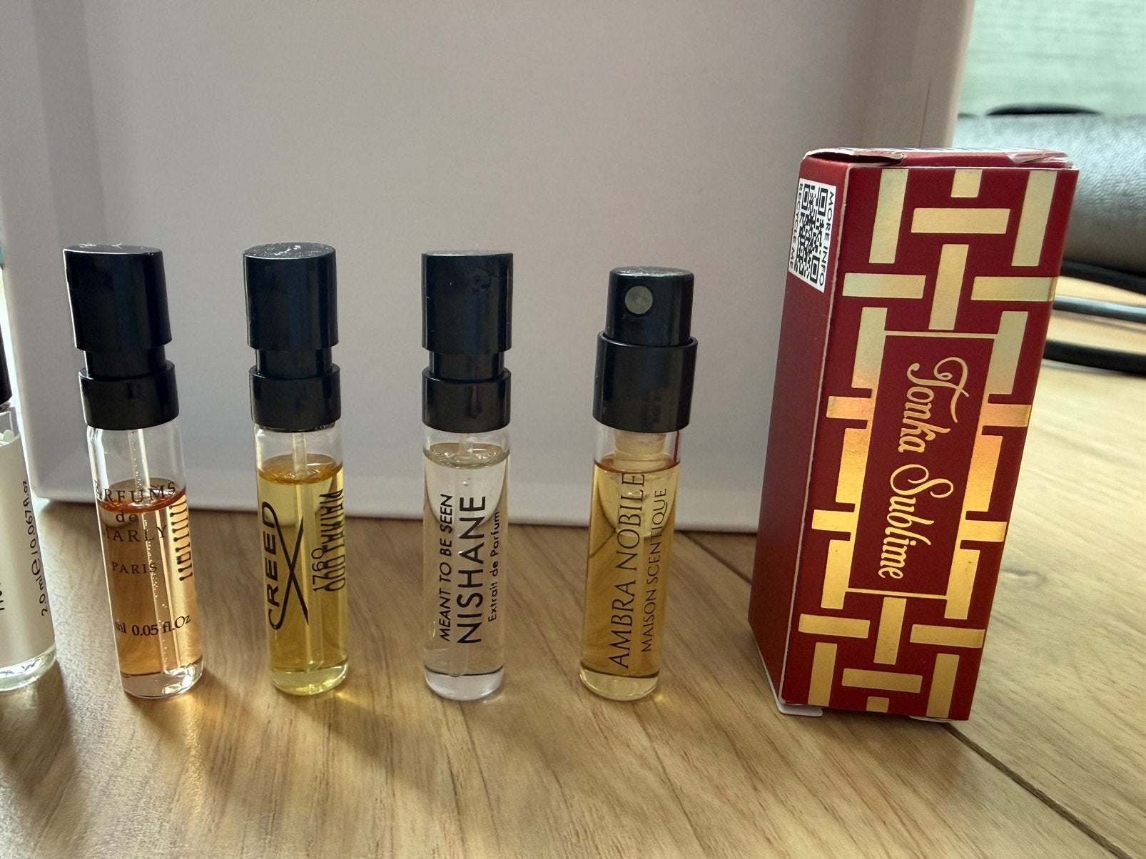 Nicheparfum testers / monsters, Ophalen of Verzenden, Zo goed als nieuw, Proef of Tester