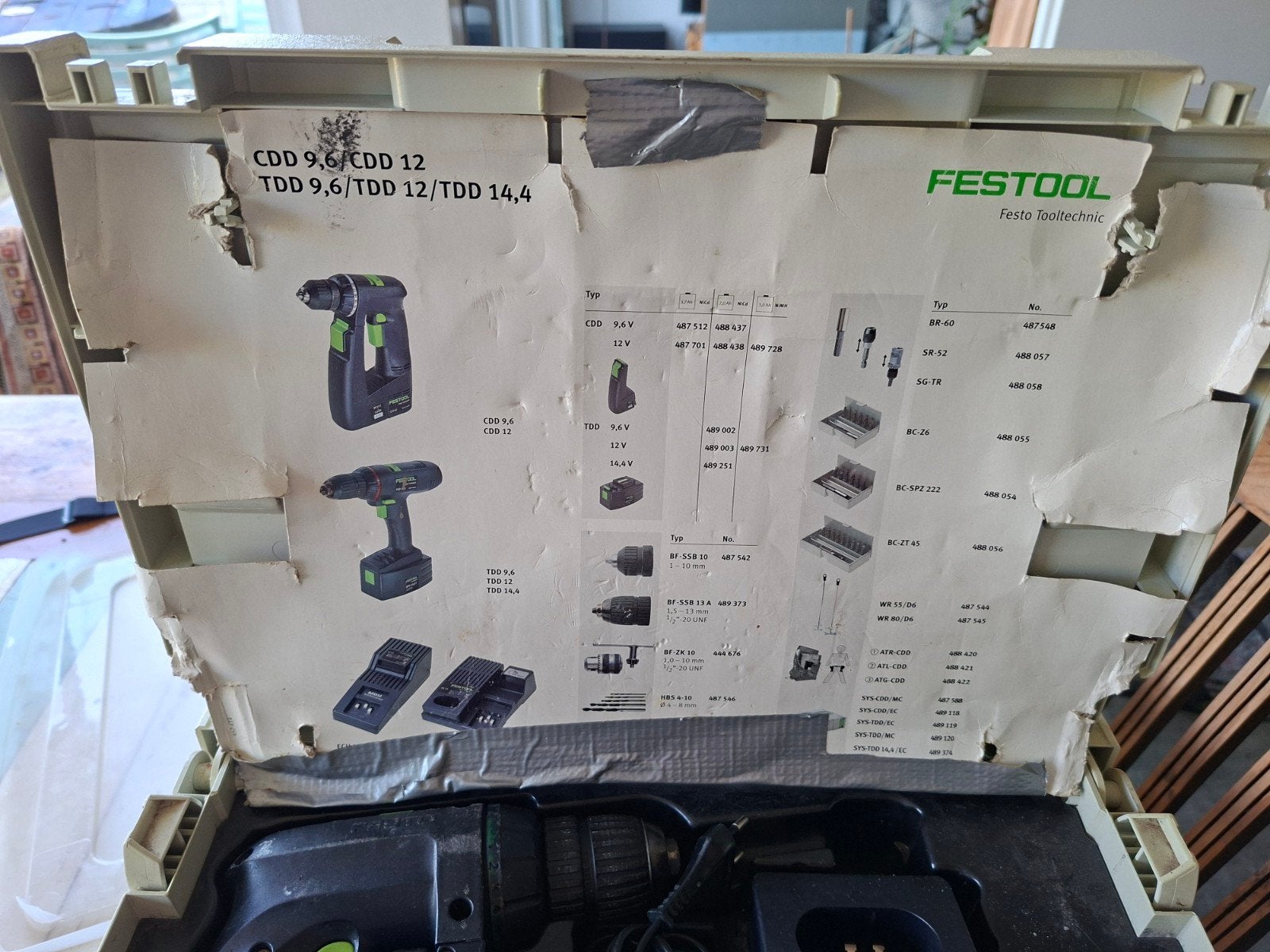 festool accu boormachine cdd9.6, Doe-het-zelf en Verbouw, Gereedschap | Boormachines, Ophalen, Boormachine
