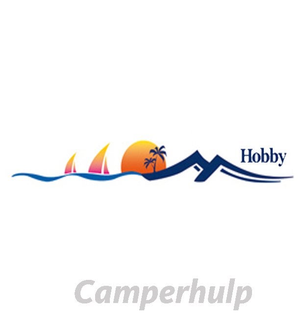 Hobby Vakantie Sticker Zijkant voor Caravan, Ophalen of Verzenden, Nieuw