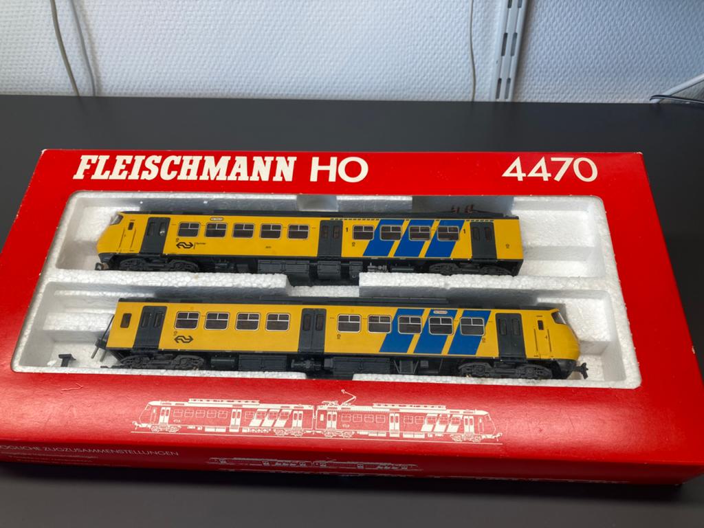 Fleischmann treinstel Sprinter 4470, Hobby en Vrije tijd, Modeltreinen | H0, Zo goed als nieuw, Treinset, Gelijkstroom, Fleischmann