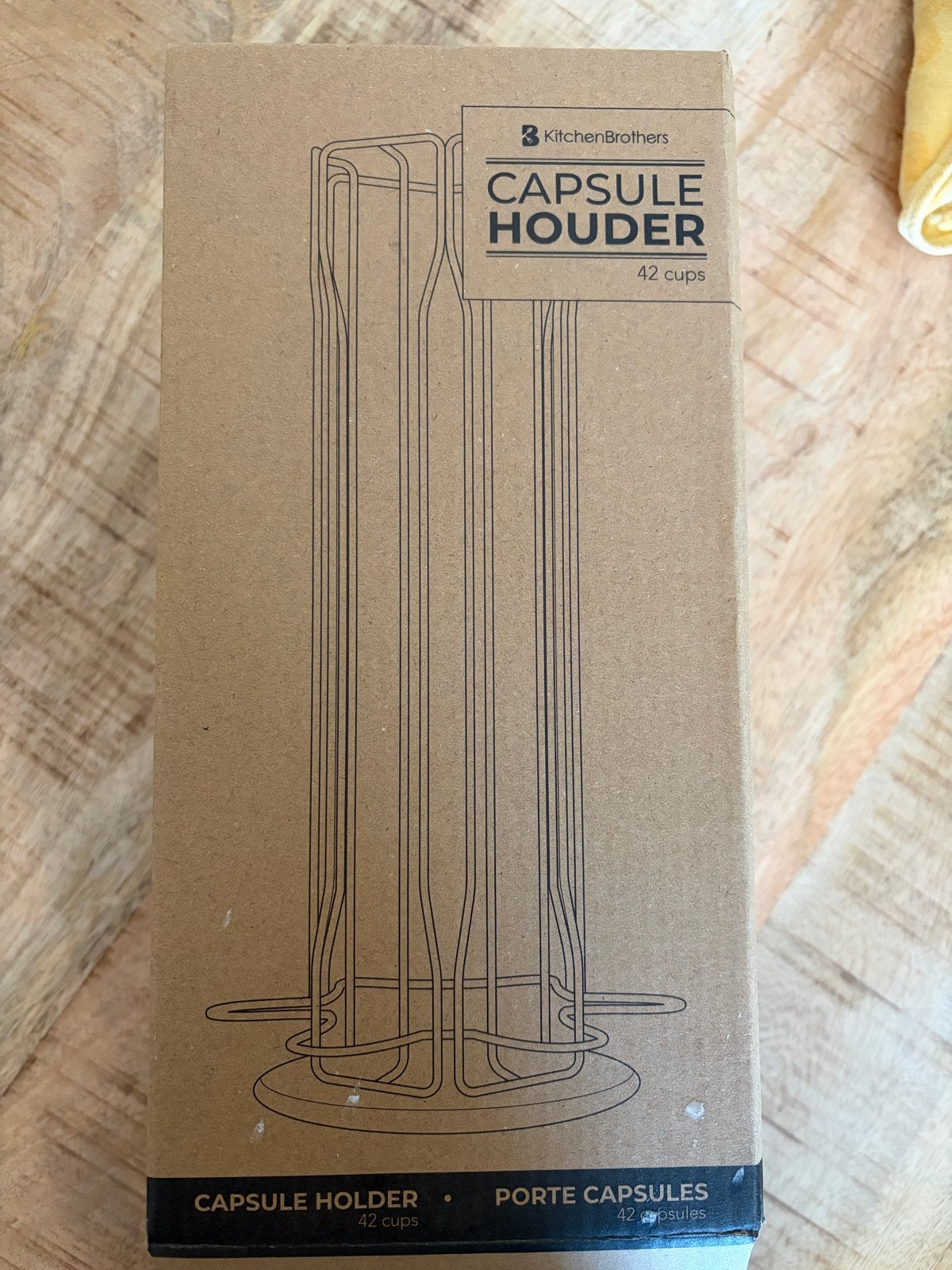 Draaibare Nespresso capsulehouder, Huis en Inrichting, Ophalen of Verzenden, Metaal, Overige merken, Nieuw