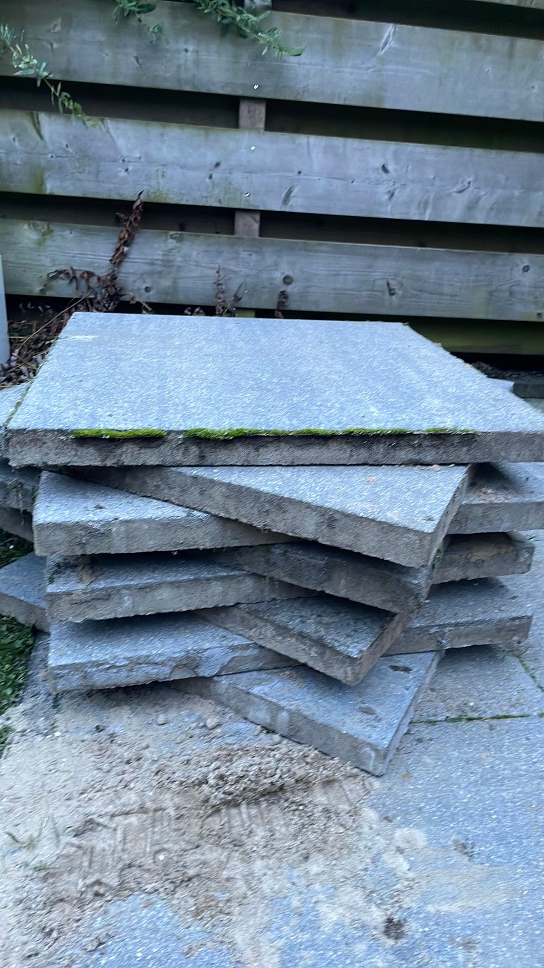Tuintegels gratis 60x60, Ophalen, 5 tot 10 m², Zo goed als nieuw, Beton
