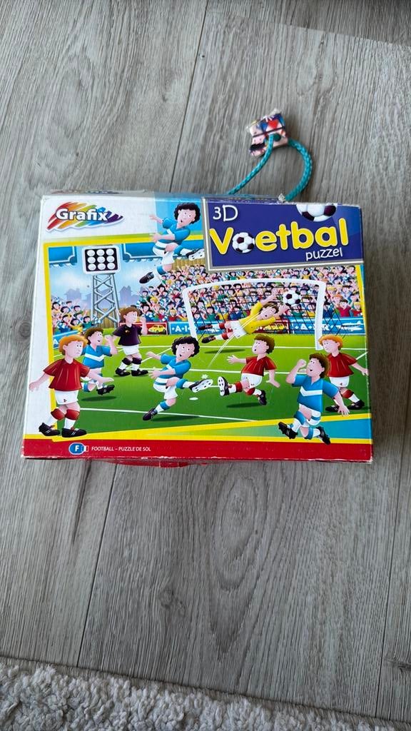 3d voetbal kinderpuzzel 45 stukjes, Ophalen of Verzenden