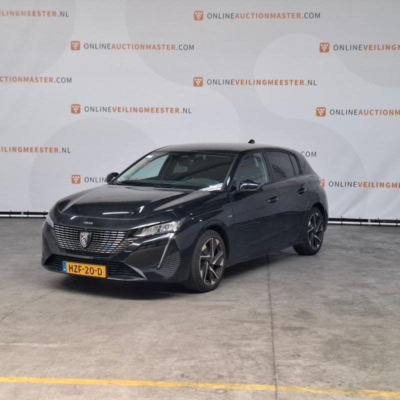 Personenauto, Peugeot, 308, 1.6 HYbrid 180 Allure Pack Busin, 77 km/l, 4 cilinders, 150 pk, Zwart