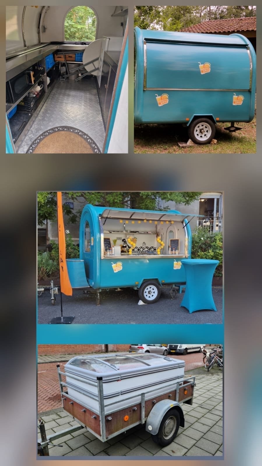 Foodtruck/verkoopwagen, Ophalen
