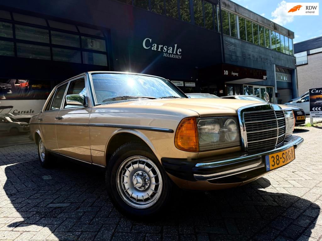 Mercedes-Benz W123 200 belasting vrij Apk tot 2028 KEURIG ST, Achterwielaandrijving, Bruin, Open dak, Mercedes-Benz